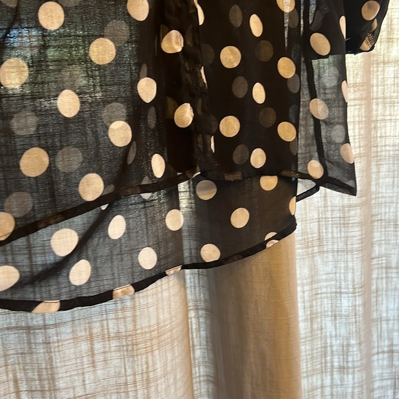 Sheer polkadot blouse - Picture 3 of 6